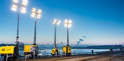 Light towers and generators